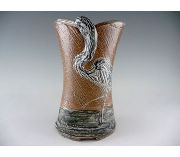 Loren Lukens stoneware vase